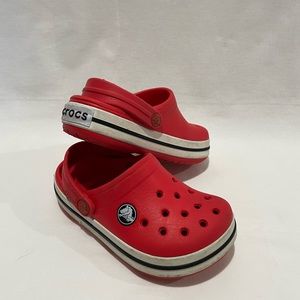 Kids Red Crocs